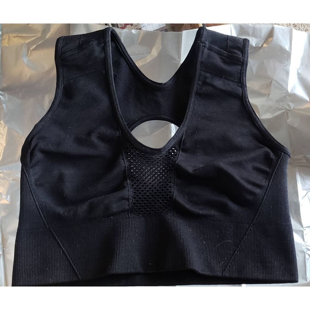 BCBG GENERATION SPORTS BRA BLACK ONE SIZE NWOT